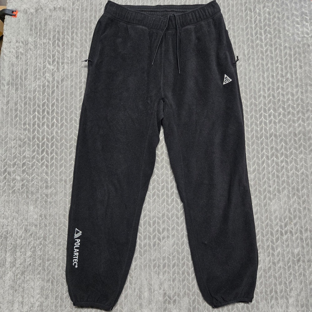 Nike ACG Polartec Wolf Tree Fleece Pants Black CV0658-011 Mens Large